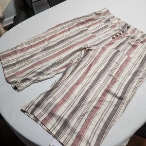 Torrid size 3(3XL) Multicolored Pinstripe Pants.